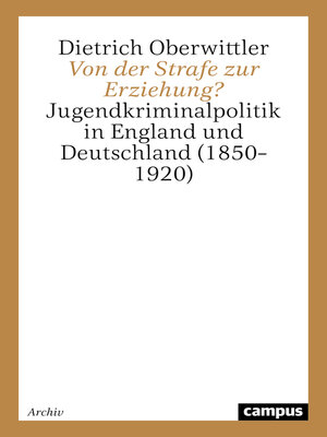 cover image of Von der Strafe zur Erziehung?